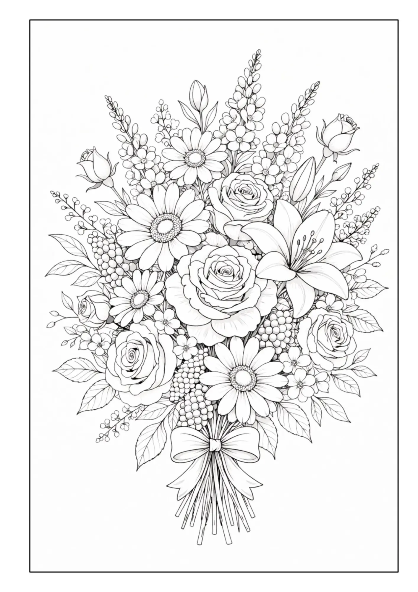 Bild: 9783986573003 | Blumen Malbuch für Erwachsene mit 50 schönen Ausmalmotiven | Müller
