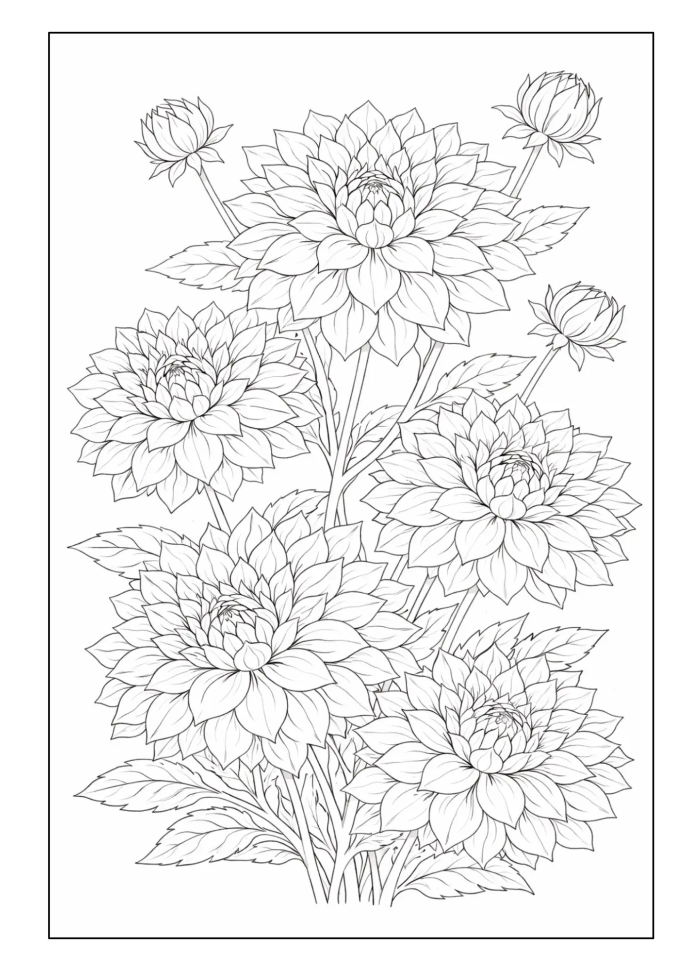 Bild: 9783986573003 | Blumen Malbuch für Erwachsene mit 50 schönen Ausmalmotiven | Müller