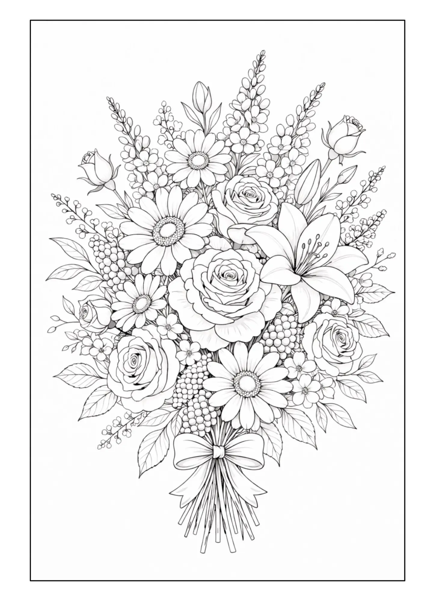 Bild: 9783986573003 | Blumen Malbuch für Erwachsene mit 50 schönen Ausmalmotiven | Müller
