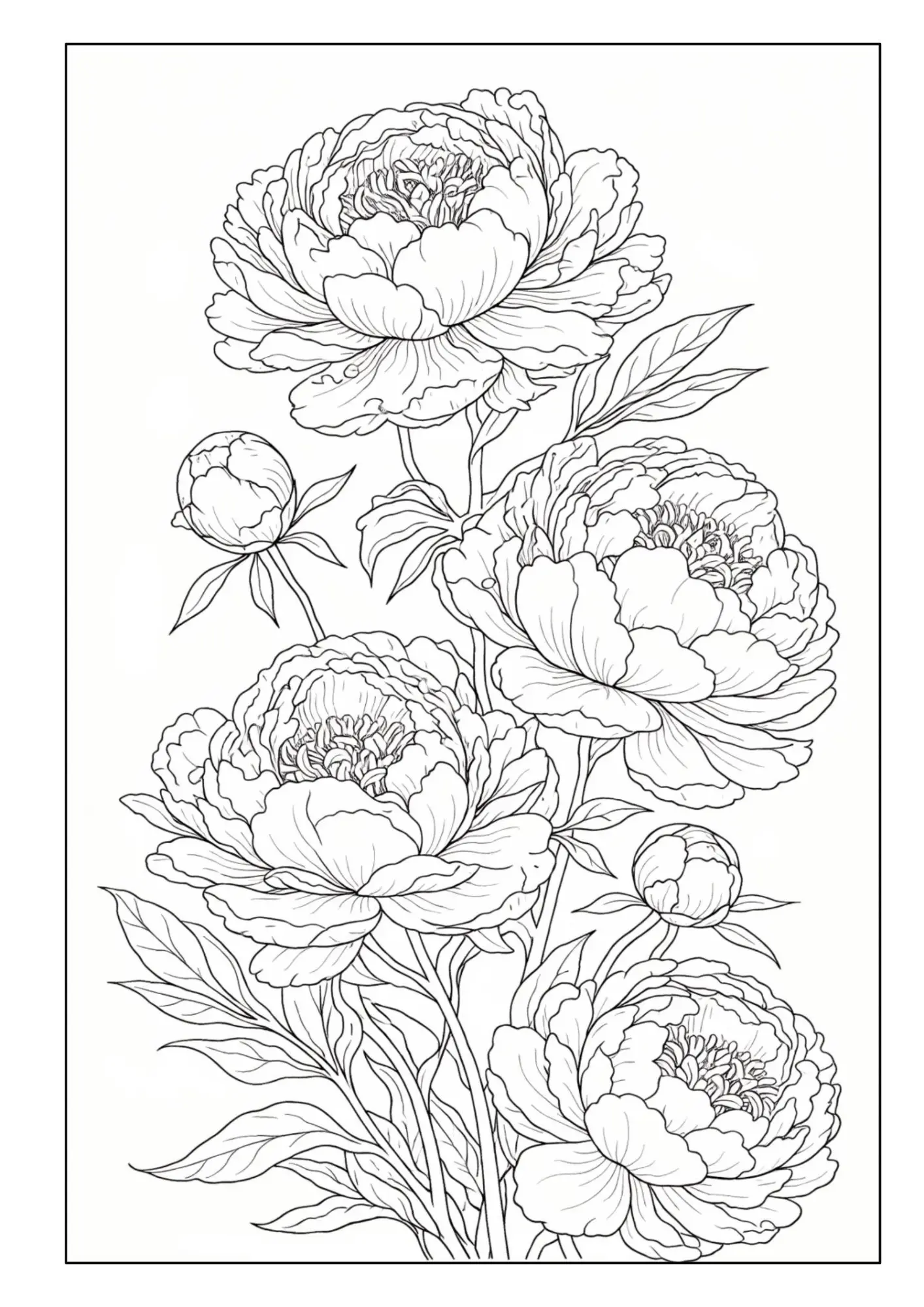 Bild: 9783986573003 | Blumen Malbuch für Erwachsene mit 50 schönen Ausmalmotiven | Müller