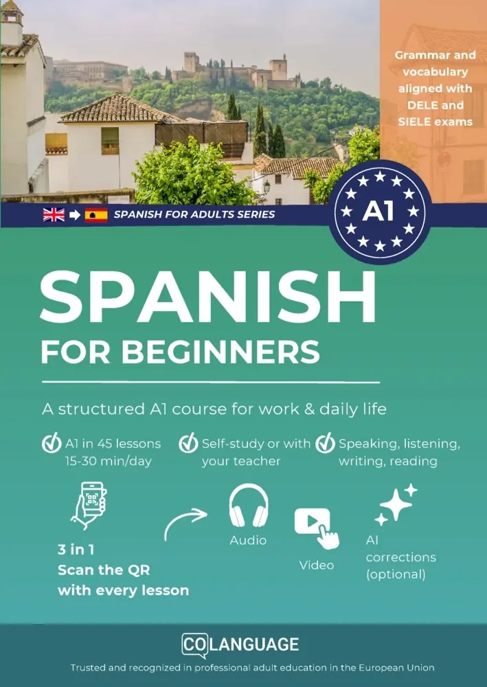 Cover: 9791388253003 | Spanish for beginners: A structured A1 course for work and daily life