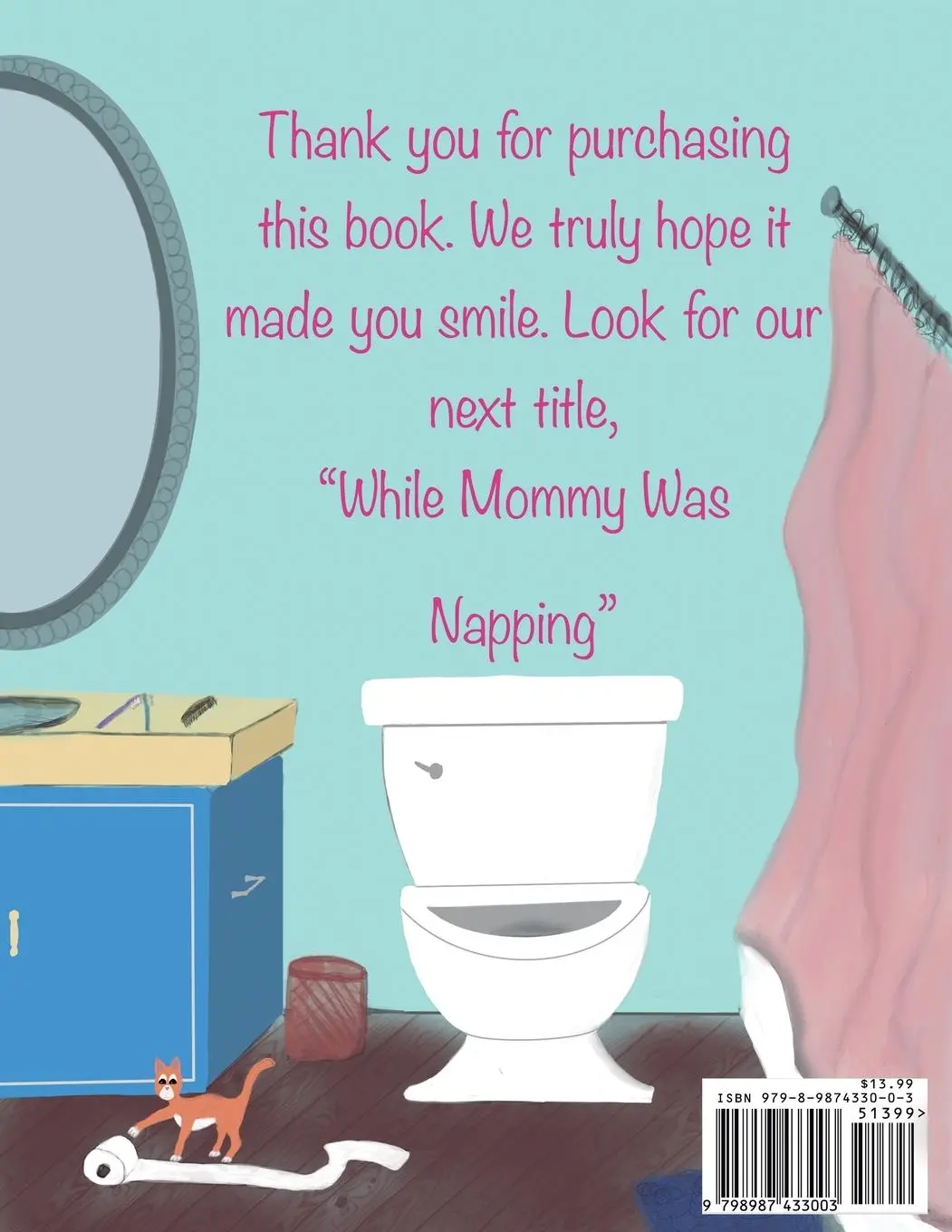 Rückseite: 9798987433003 | While Daddy Was Pooping | Dani Rowland | Taschenbuch | Englisch | 2023