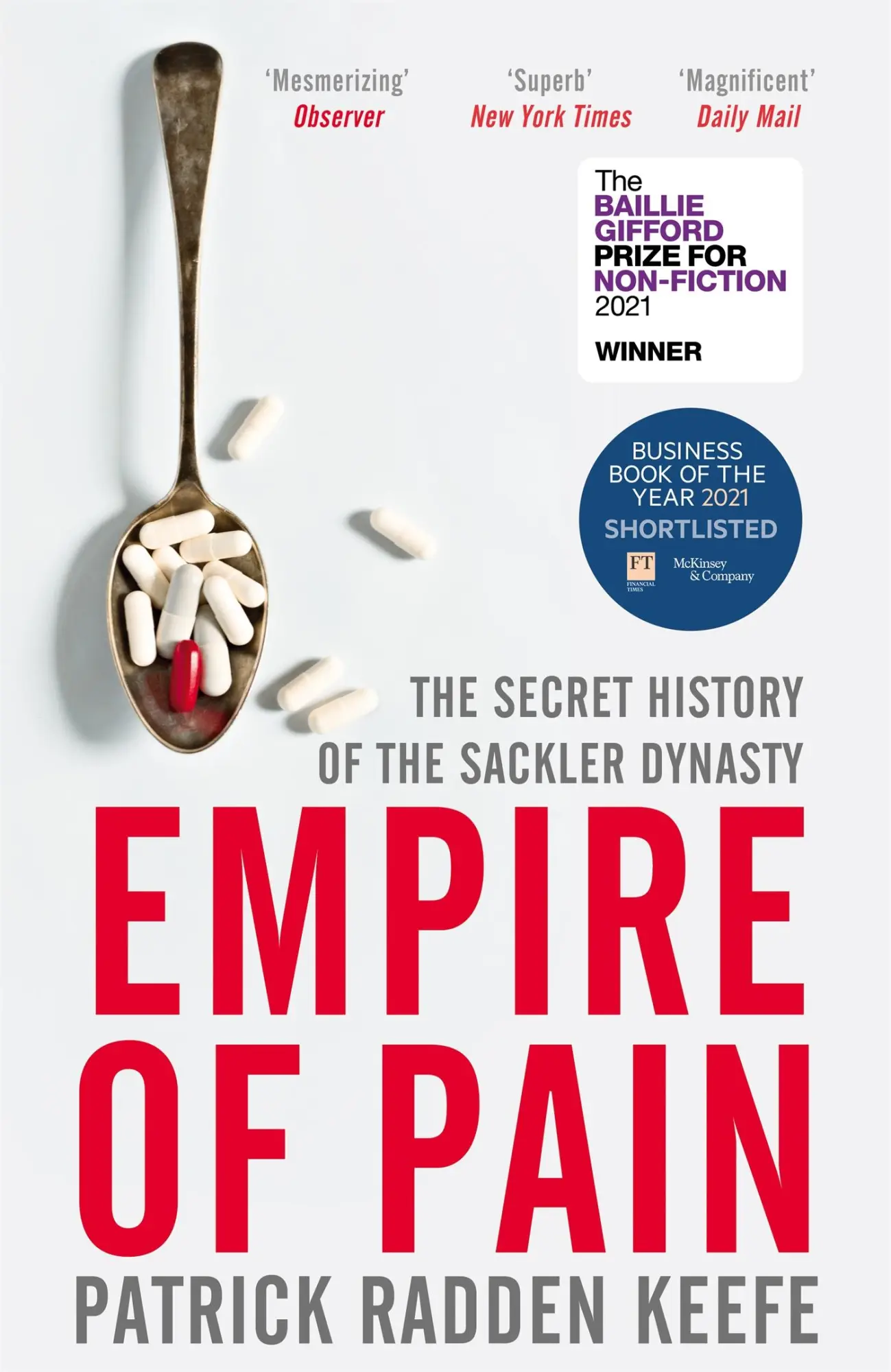 Cover: 9781529063103 | Empire of Pain | The Secret History of the Sackler Dynasty | Keefe