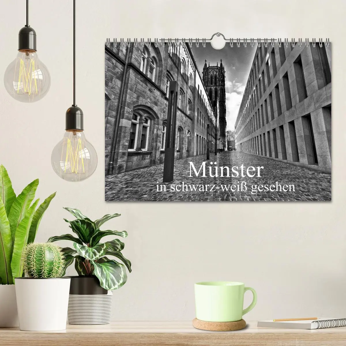 Bild: 9783516063103 | Münster in schwarz-weiß gesehen (Wandkalender 2026 DIN A4 quer),...