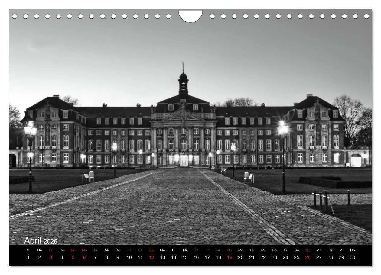 Bild: 9783516063103 | Münster in schwarz-weiß gesehen (Wandkalender 2026 DIN A4 quer),...