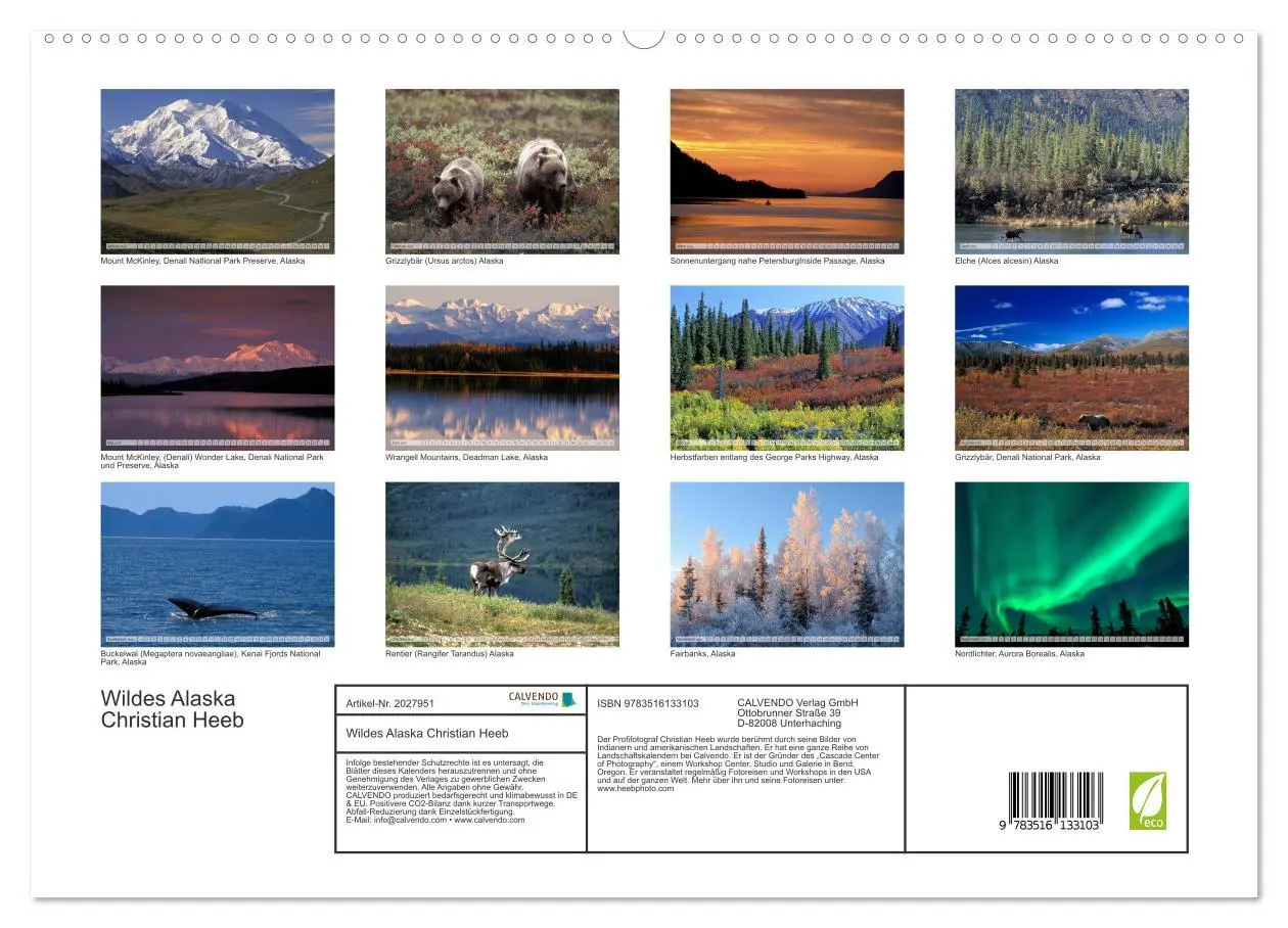 Bild: 9783516133103 | Wildes Alaska Christian Heeb (hochwertiger Premium Wandkalender...