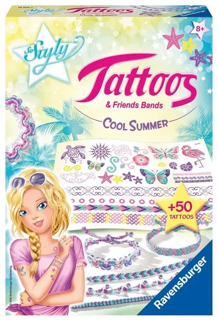 Cover: 4005556183203 | Ravensburger 18320 Tattoos &amp; Friendsbands: Cool Summer - Freche...