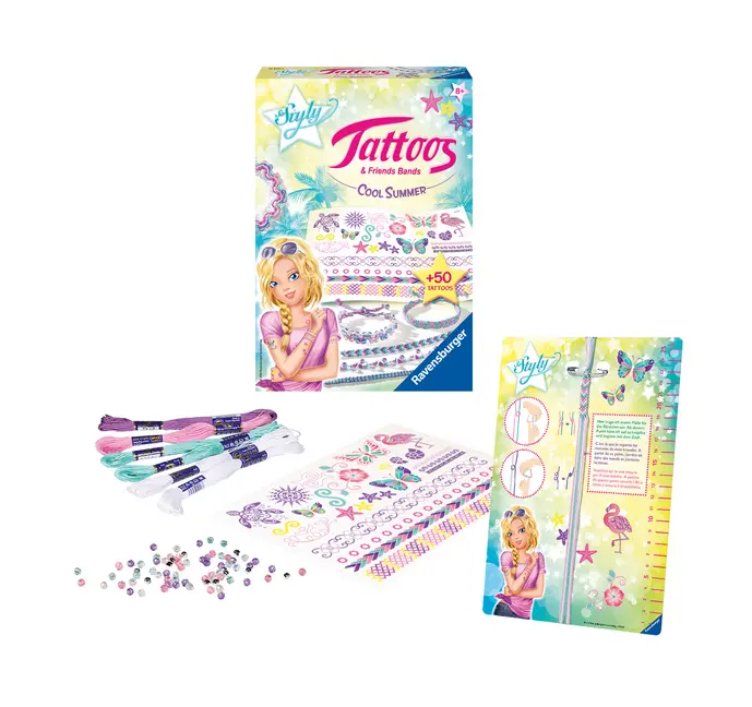 Bild: 4005556183203 | So Styly - Tattoos &amp; Freundschaftsbänder: Cool Summer | In Schachtel