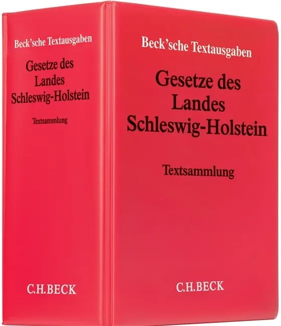 Cover: 9783406543203 | Gesetze des Landes Schleswig-Holstein | Utz Schliesky | Deutsch | 2025