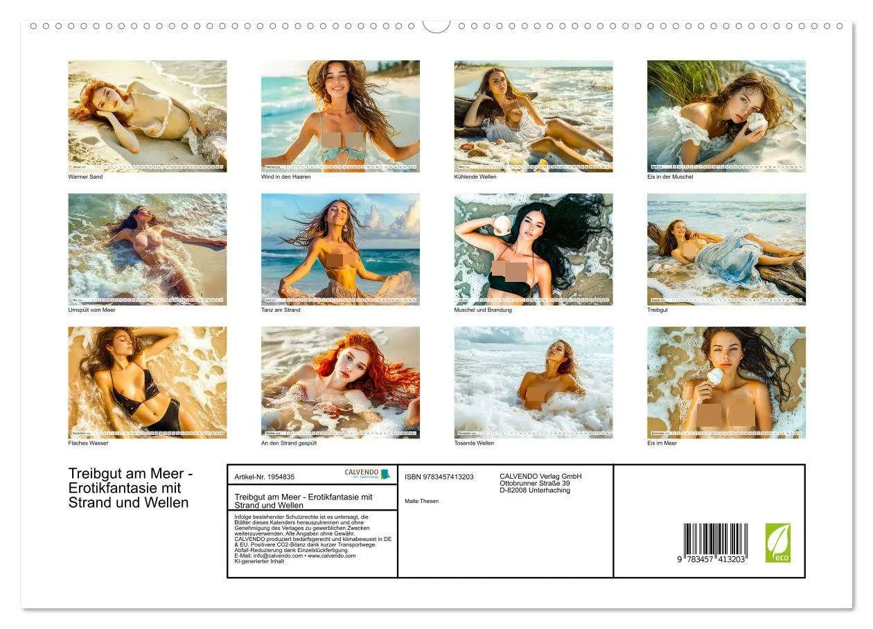 Bild: 9783457413203 | Treibgut am Meer - Erotikfantasie mit Strand und Wellen...