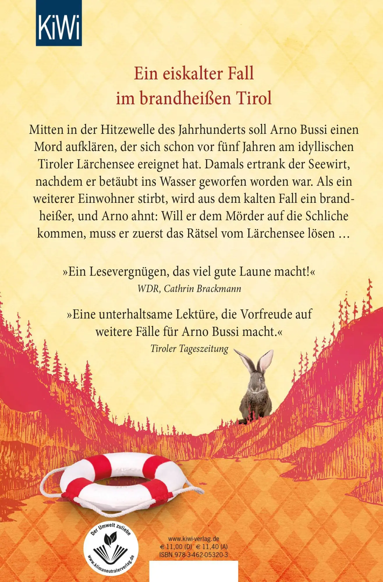 Rückseite: 9783462053203 | Die Toten vom Lärchensee | Ein Fall für Arno Bussi | Joe Fischler