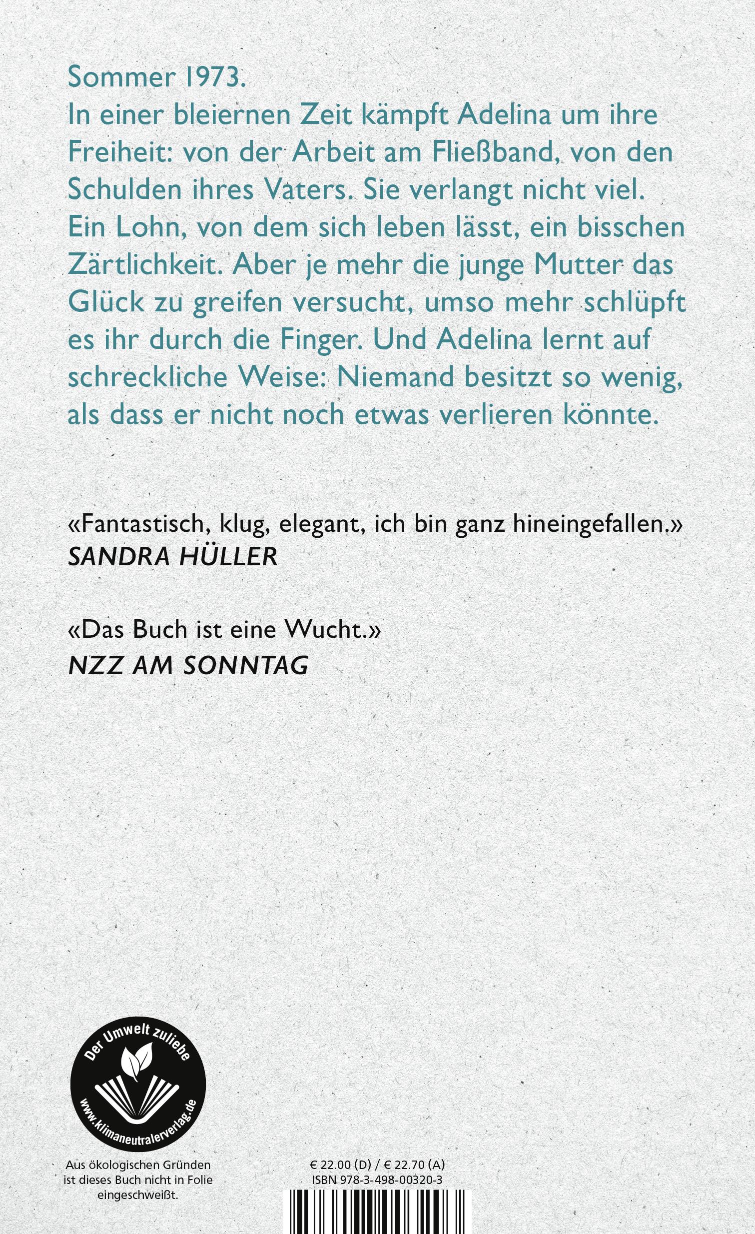 Rückseite: 9783498003203 | Die Krume Brot | Lukas Bärfuss | Buch | 224 S. | Deutsch | 2023