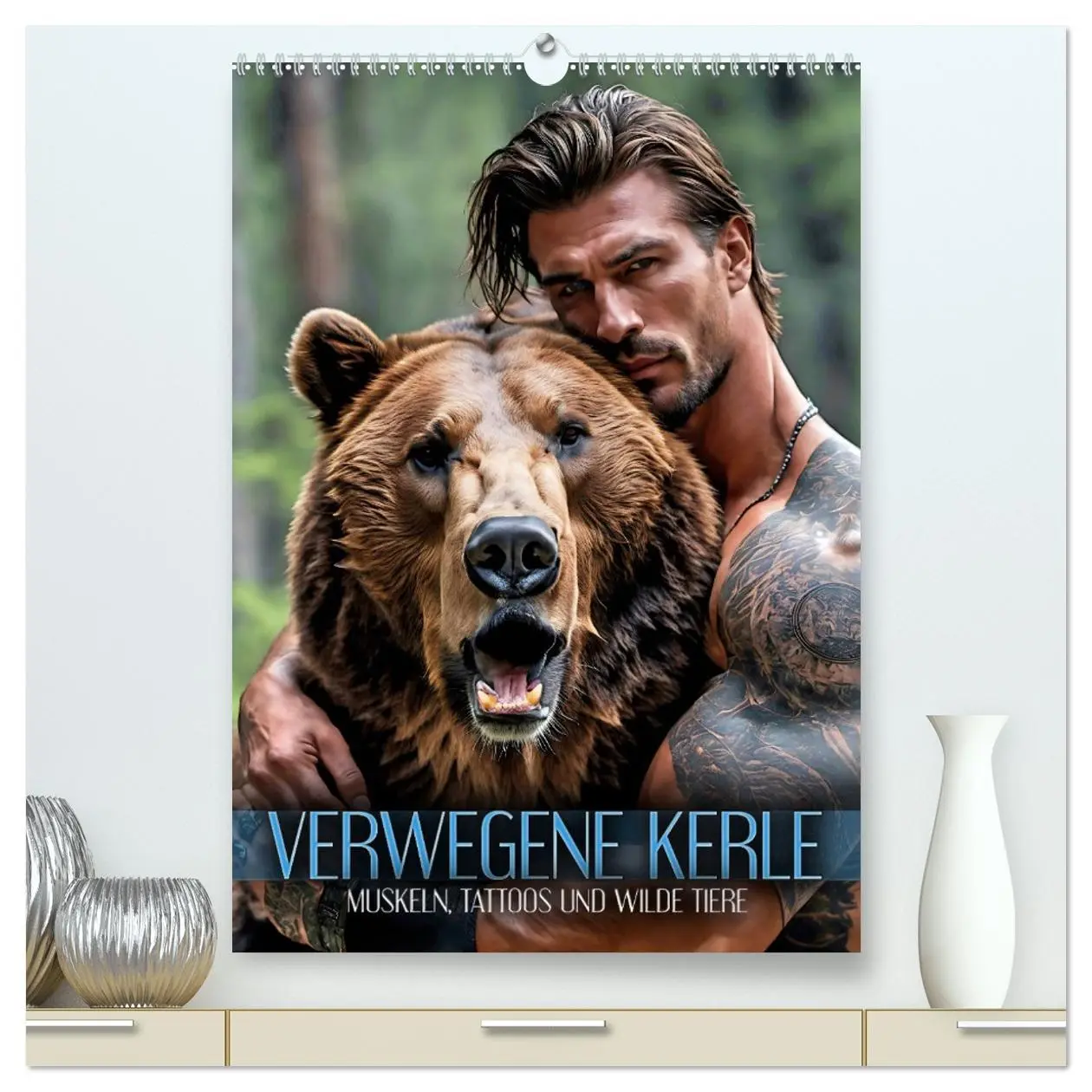 Cover: 9783516293203 | Verwegene Kerle - Muskeln, Tattoos und wilde Tiere (hochwertiger...