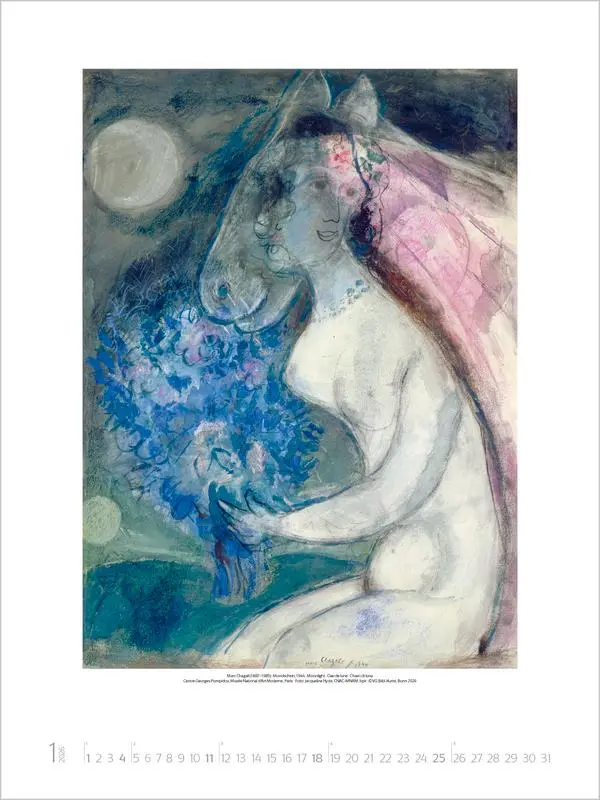 Bild: 9783731883203 | Marc Chagall 2026 | Verlag Korsch | Kalender | Spiralbindung | 14 S.