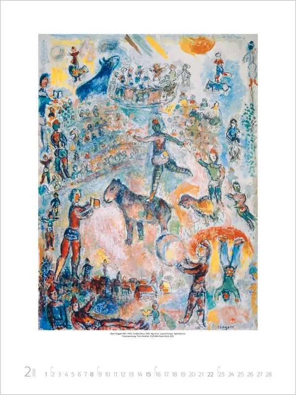Bild: 9783731883203 | Marc Chagall 2026 | Verlag Korsch | Kalender | Spiralbindung | 14 S.