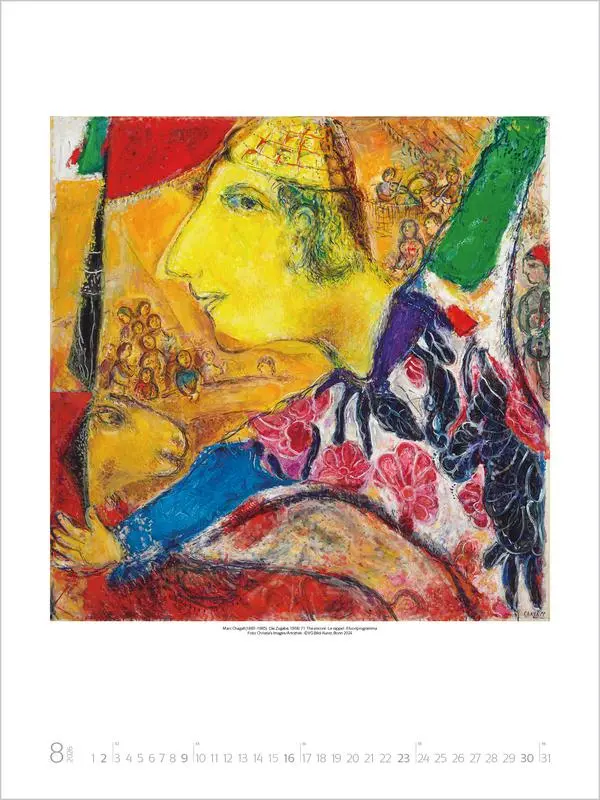 Bild: 9783731883203 | Marc Chagall 2026 | Verlag Korsch | Kalender | Spiralbindung | 14 S.