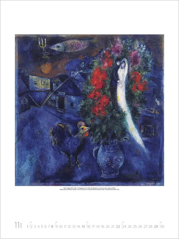 Bild: 9783731883203 | Marc Chagall 2026 | Verlag Korsch | Kalender | Spiralbindung | 14 S.