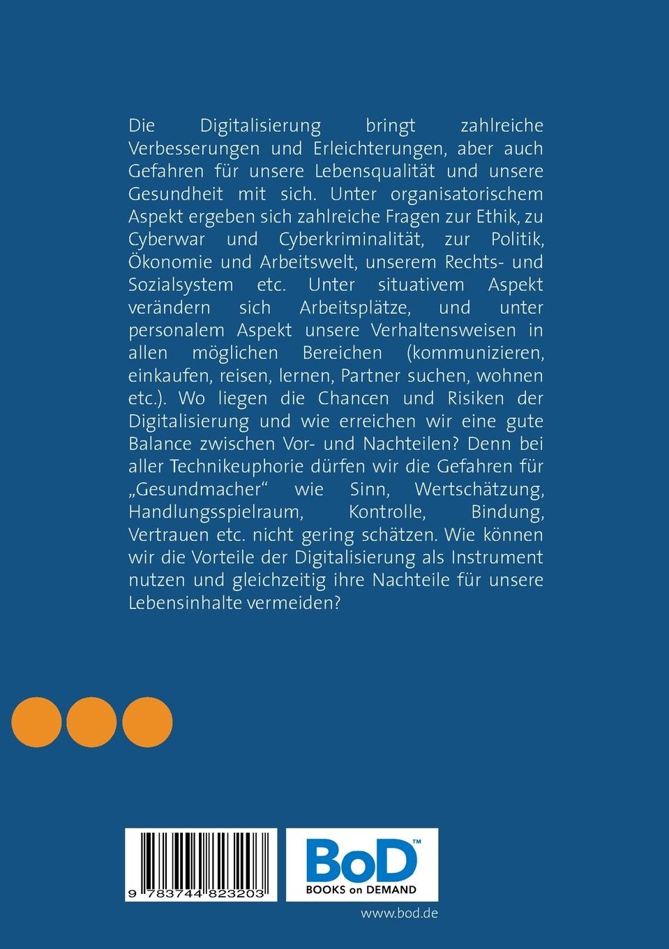 Rückseite: 9783744823203 | Digitalisierung und psychische Gefährdung | Michael Kastner | Buch