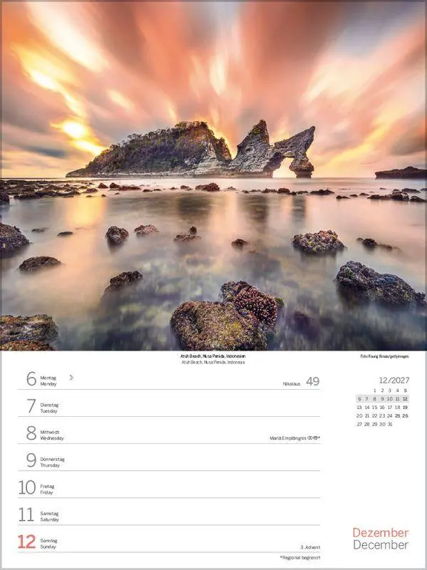Bild: 9783819303203 | Augenblicke der Stille 2027 | Korsch Verlag | Kalender | 54 S. | 2027