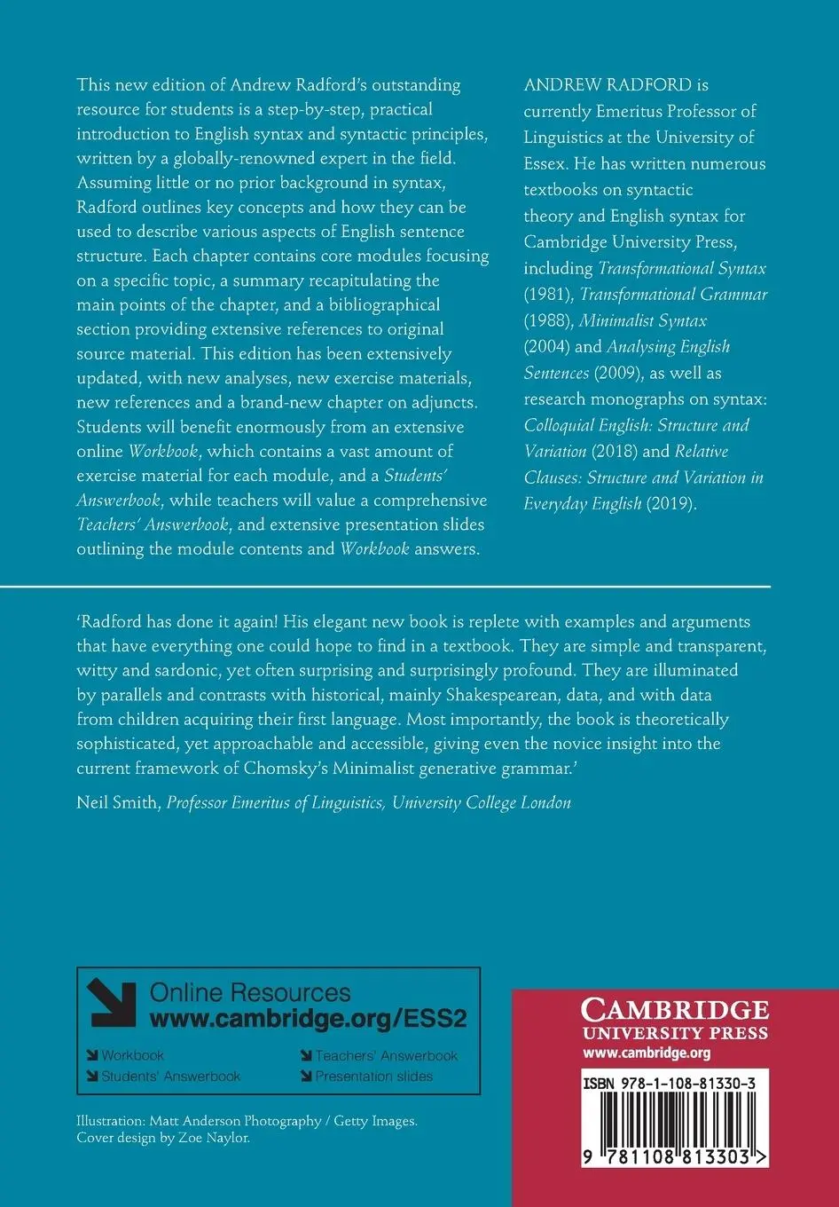 Rückseite: 9781108813303 | An Introduction to English Sentence Structure | Andrew Radford | Buch