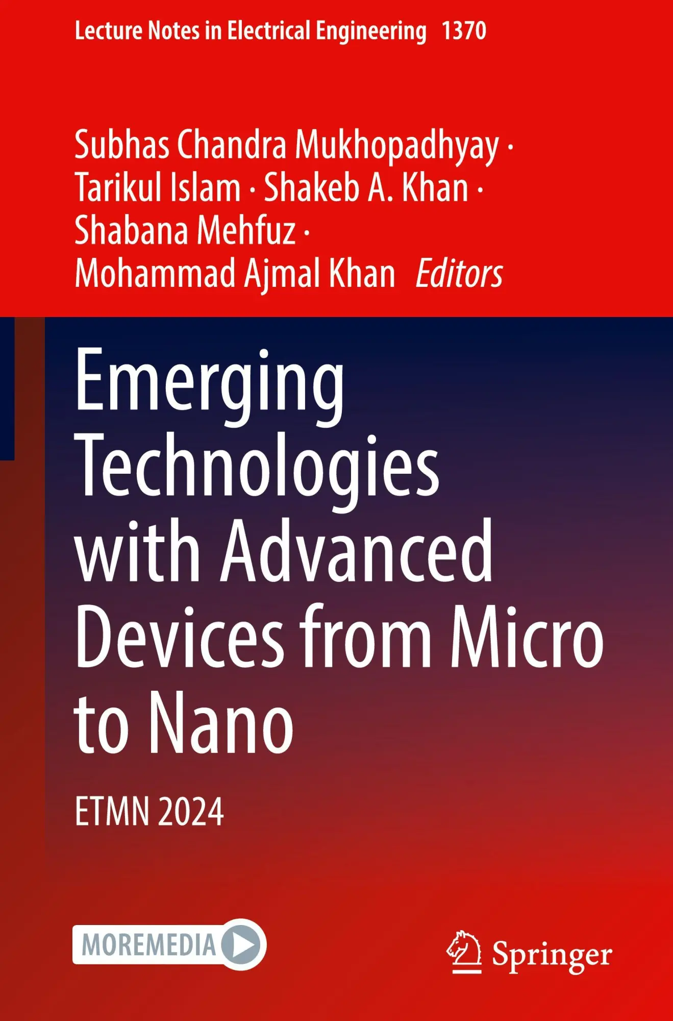 Cover: 9783031843303 | Emerging Technologies with Advanced Devices from Micro to Nano | Buch