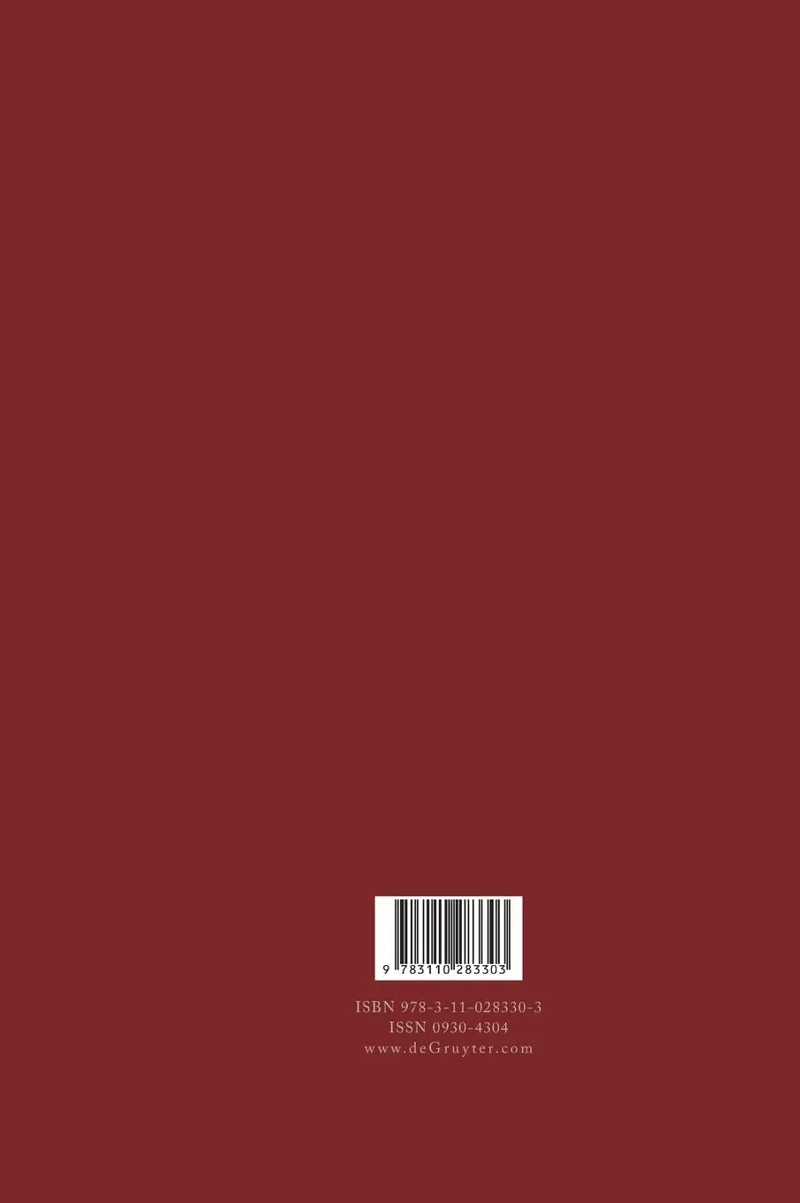 Rückseite: 9783110283303 | Die Göttinger Septuaginta | Ein editorisches Jahrhundertprojekt | Buch