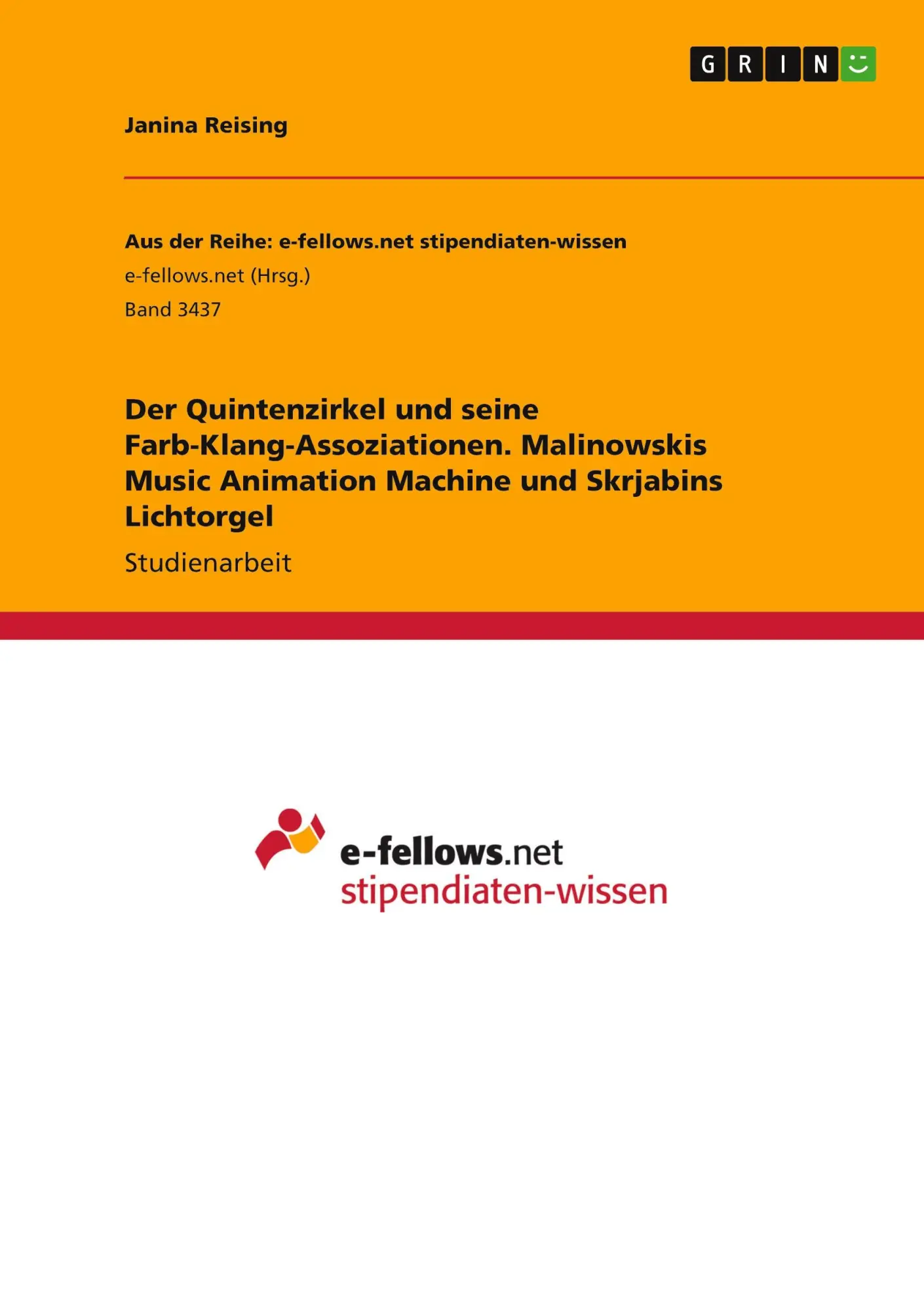 Cover: 9783346213303 | Der Quintenzirkel und seine Farb-Klang-Assoziationen. Malinowskis...