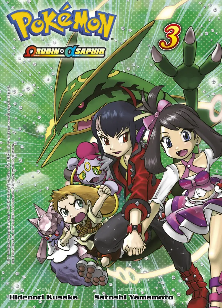 Cover: 9783741603303 | Pokémon Omega Rubin und Alpha Saphir 03.Bd.3 | Hidenori Kusaka (u. a.)