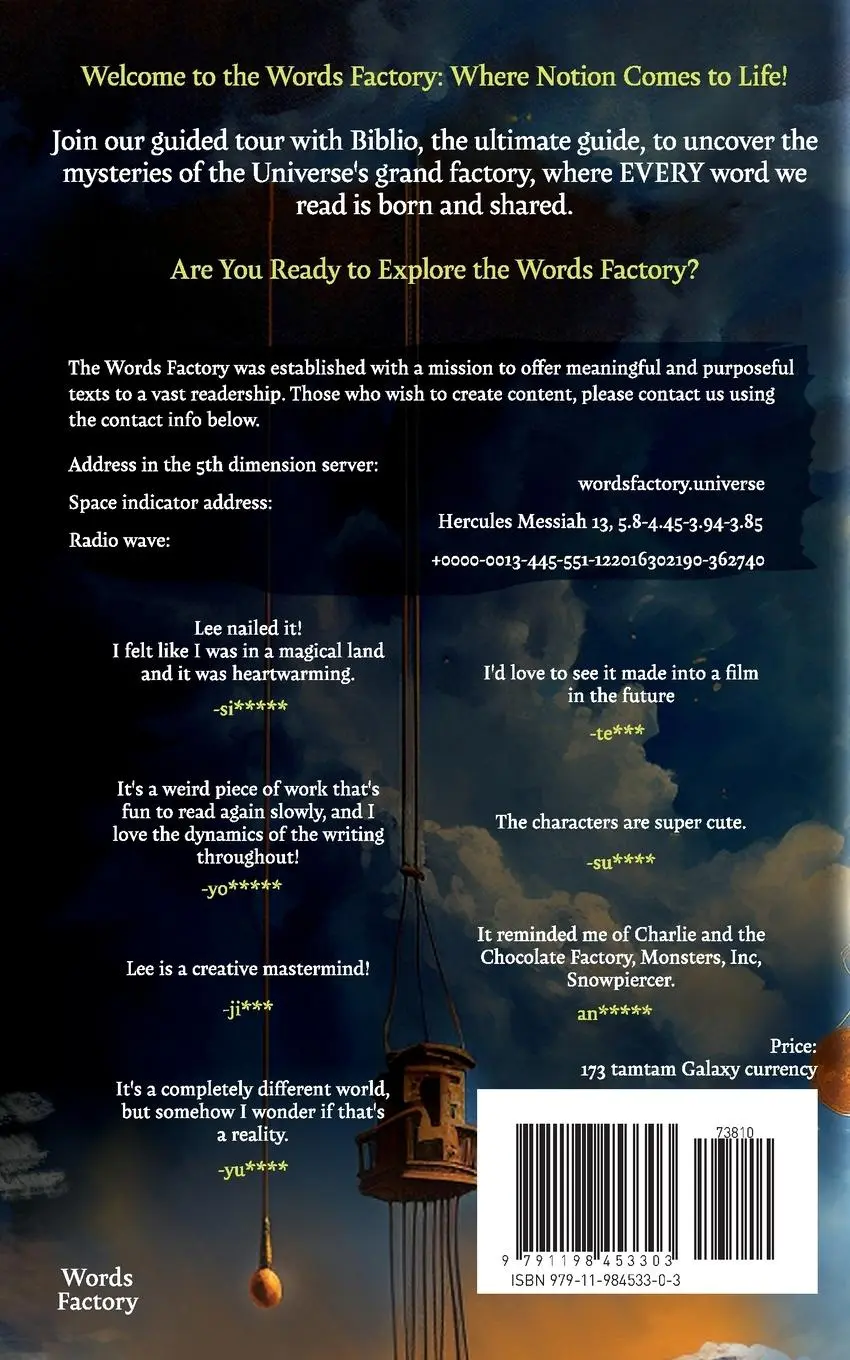 Rückseite: 9791198453303 | The Words Factory | Hyunju Lee | Taschenbuch | Englisch | 2023