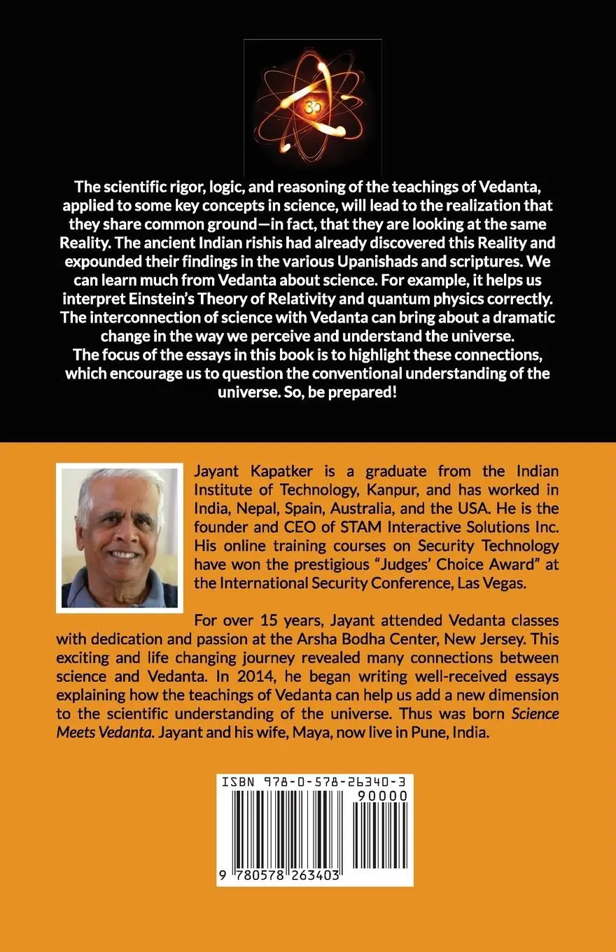 Rückseite: 9780578263403 | Science Meets Vedanta | Looking for the Same Reality | Jayant Kapatker