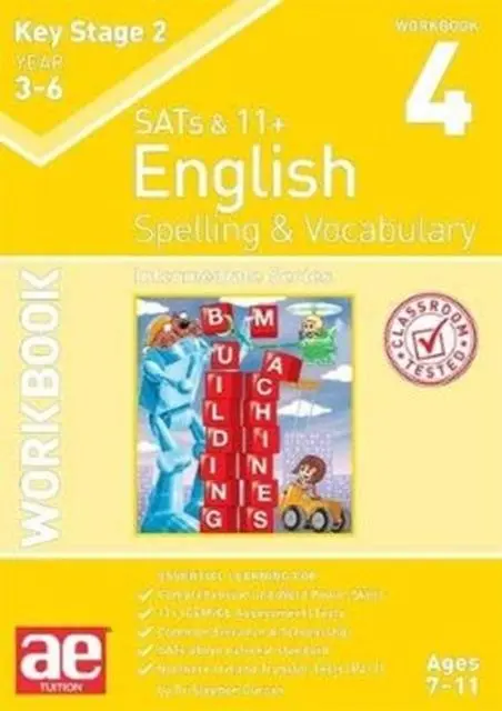 Cover: 9781911553403 | KS2 Spelling &amp; Vocabulary Workbook 4 | Intermediate Level | Buch