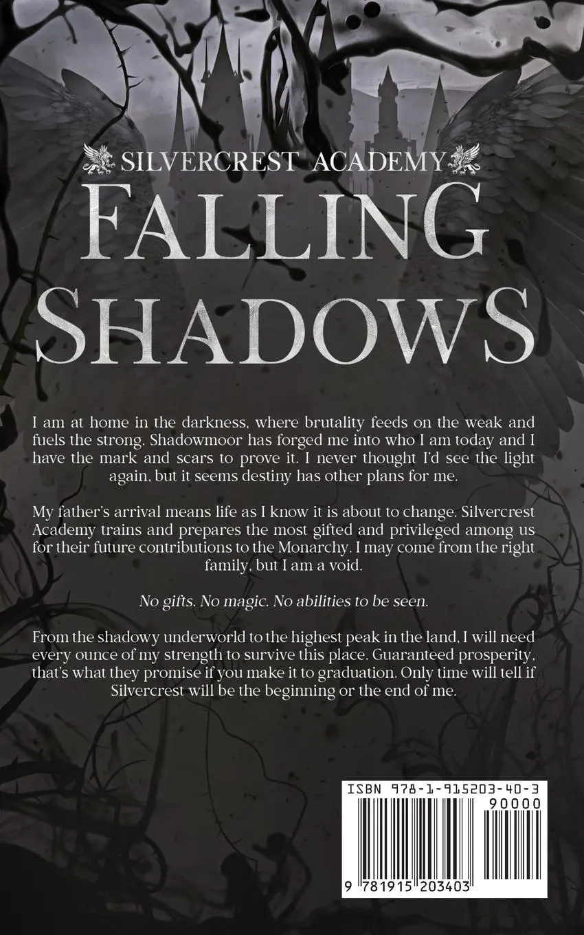 Rückseite: 9781915203403 | Falling Shadows | Kc Kean | Taschenbuch | Englisch | 2023