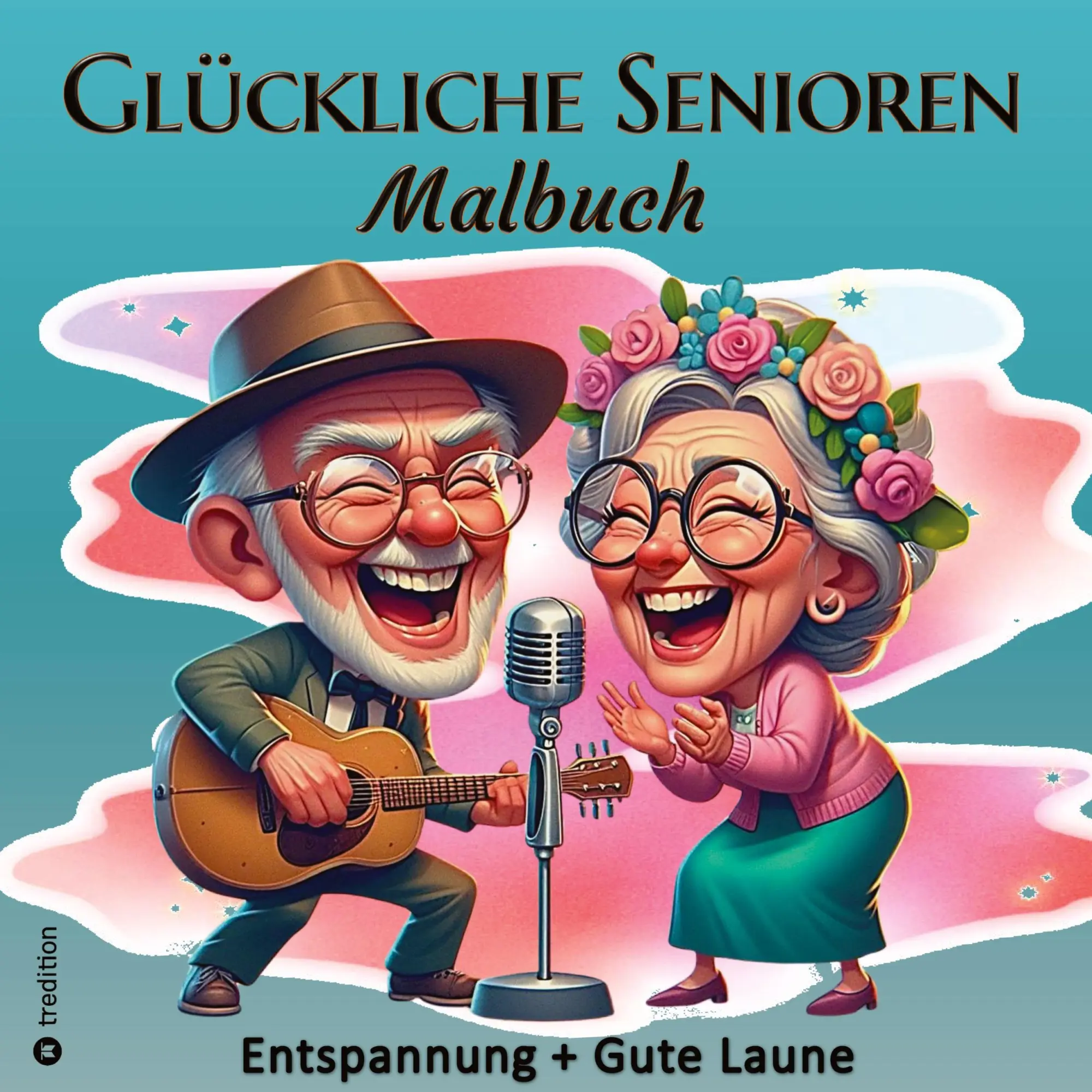Cover: 9783384203403 | Malbuch für Senioren - Glückliche Senioren Ausmalbuch für...