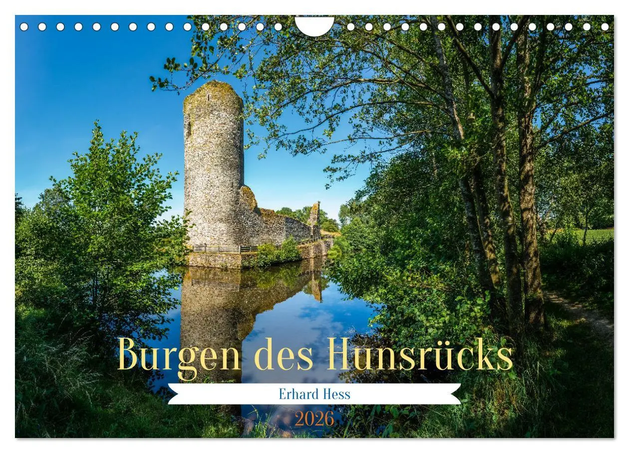 Cover: 9783457323403 | Burgen des Hunsrücks (Wandkalender 2026 DIN A4 quer), CALVENDO...