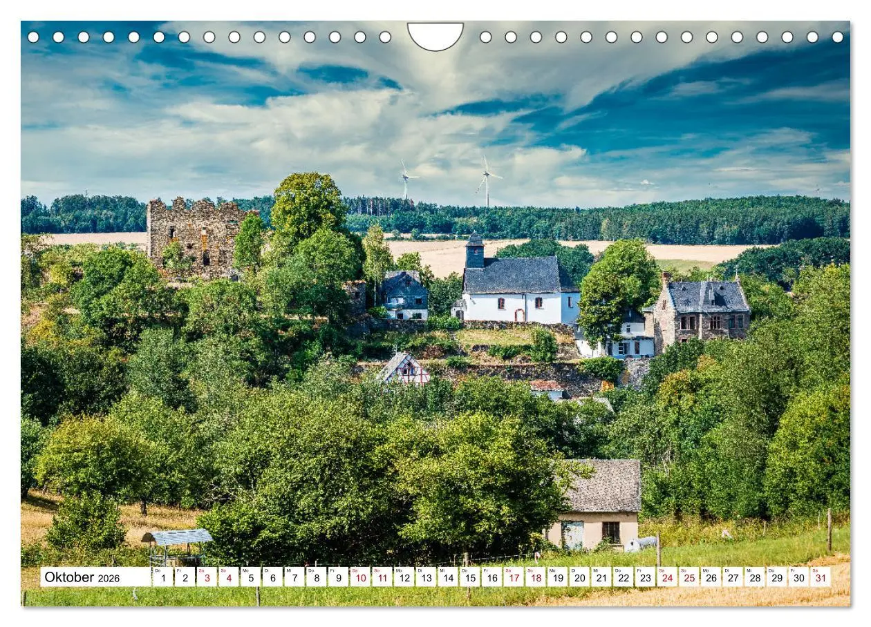 Bild: 9783457323403 | Burgen des Hunsrücks (Wandkalender 2026 DIN A4 quer), CALVENDO...