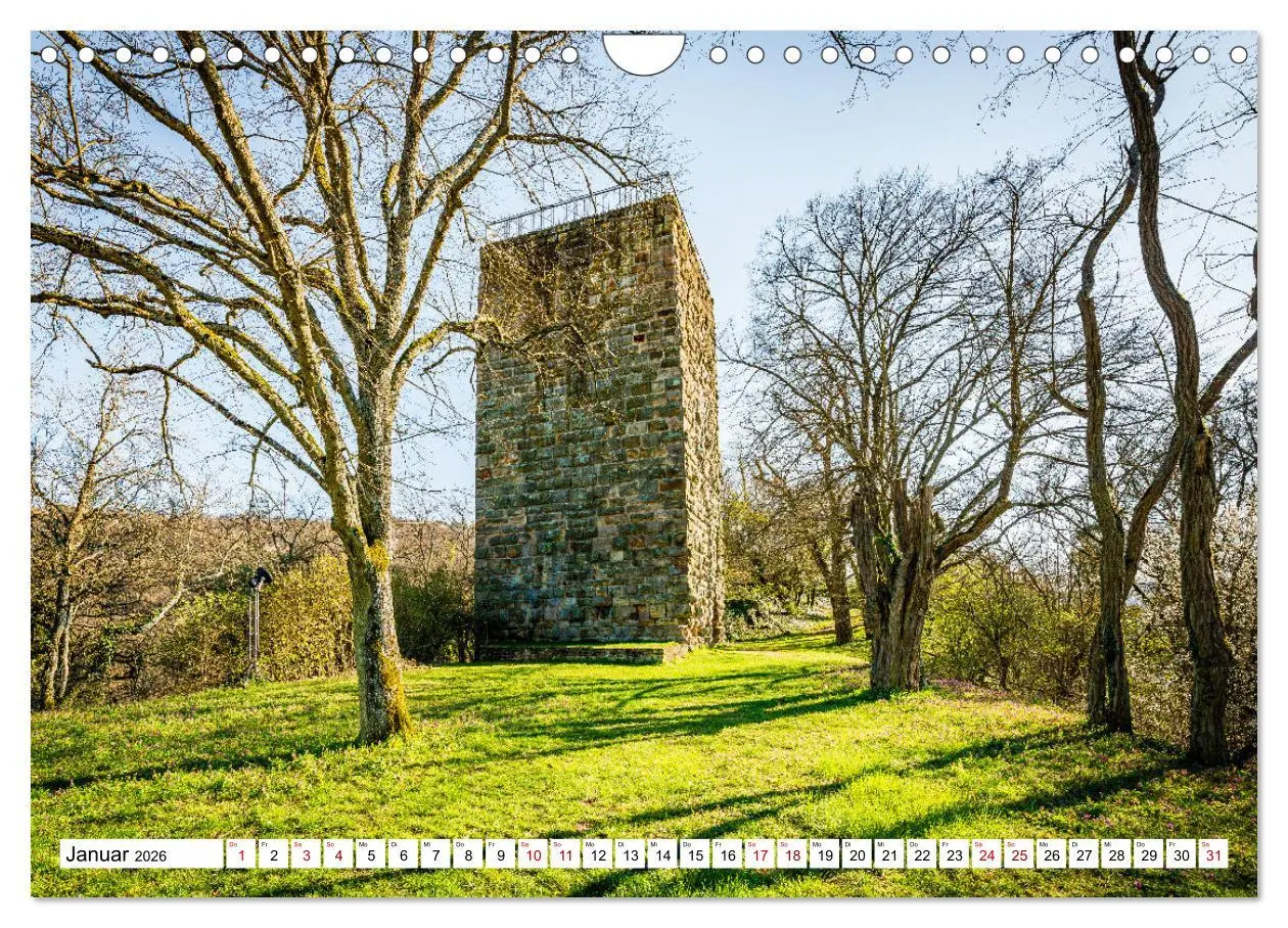 Bild: 9783457323403 | Burgen des Hunsrücks (Wandkalender 2026 DIN A4 quer), CALVENDO...