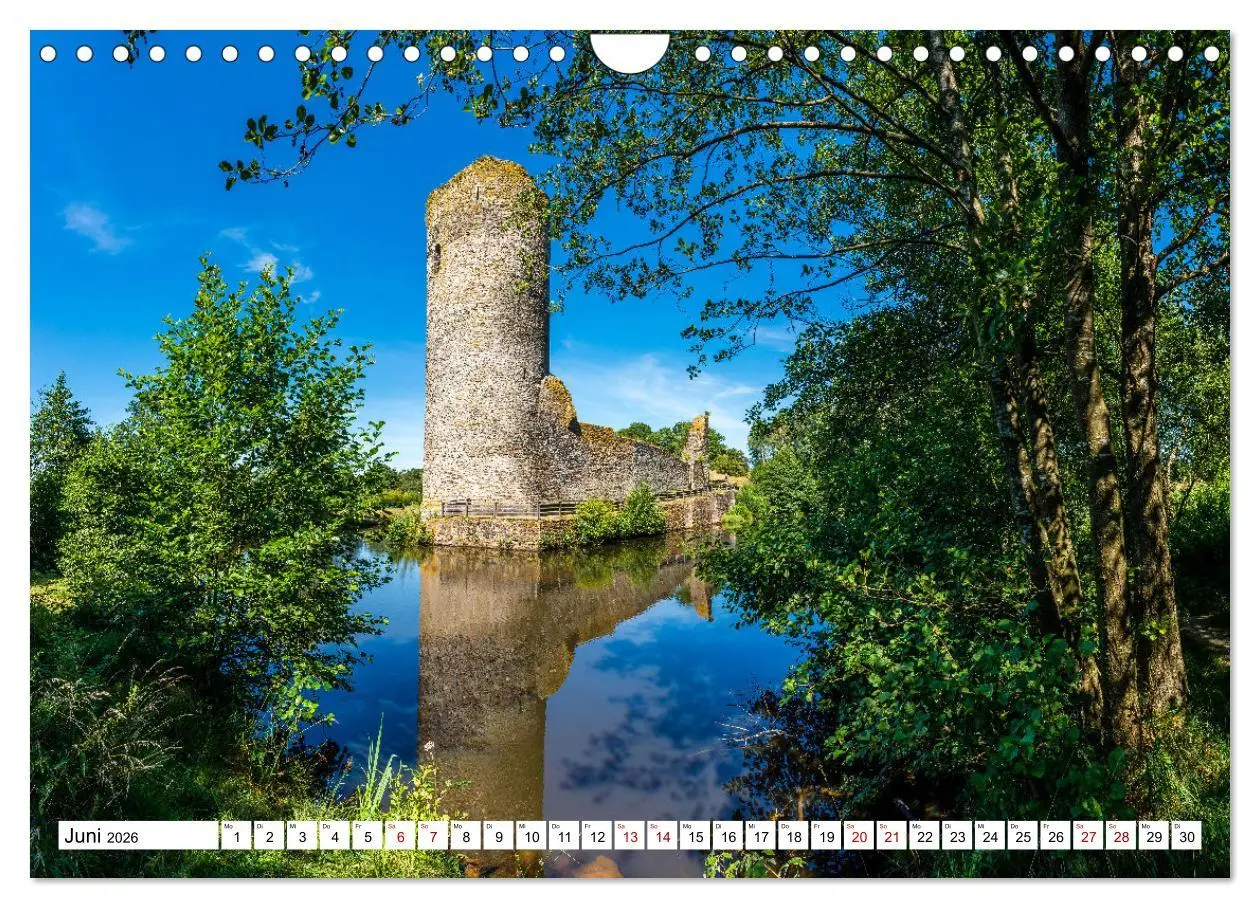 Bild: 9783457323403 | Burgen des Hunsrücks (Wandkalender 2026 DIN A4 quer), CALVENDO...