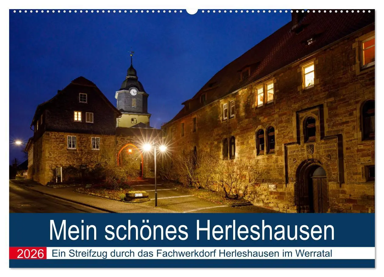 Cover: 9783457633403 | Mein schönes Herleshausen (Wandkalender 2026 DIN A2 quer), CALVENDO...