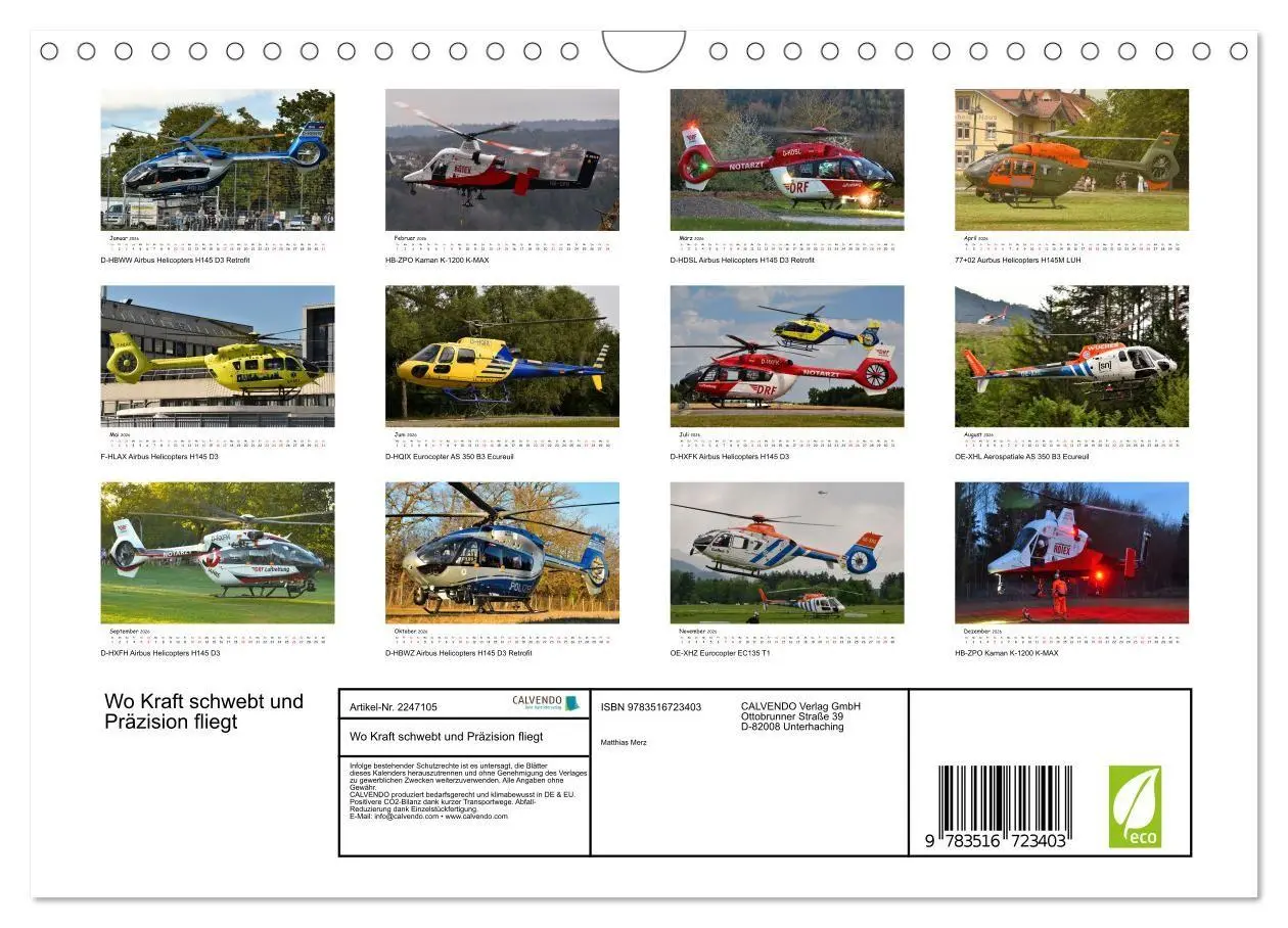 Bild: 9783516723403 | Wo Kraft schwebt und Präzision fliegt (Wandkalender 2026 DIN A4...