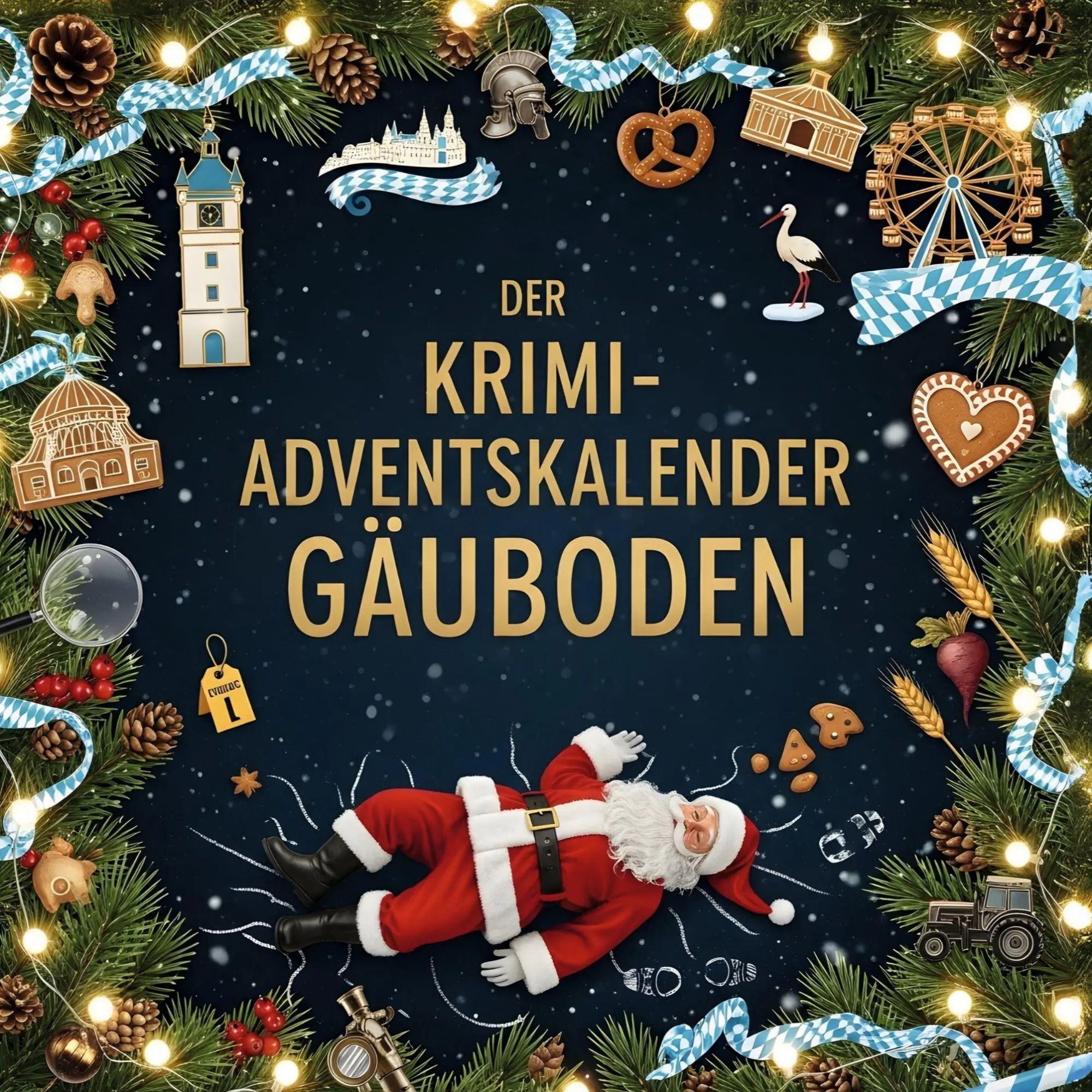Cover: 9783695303403 | Der Krimi-Adventskalender Gäuboden | Mordsverdächtig in 24 Akten