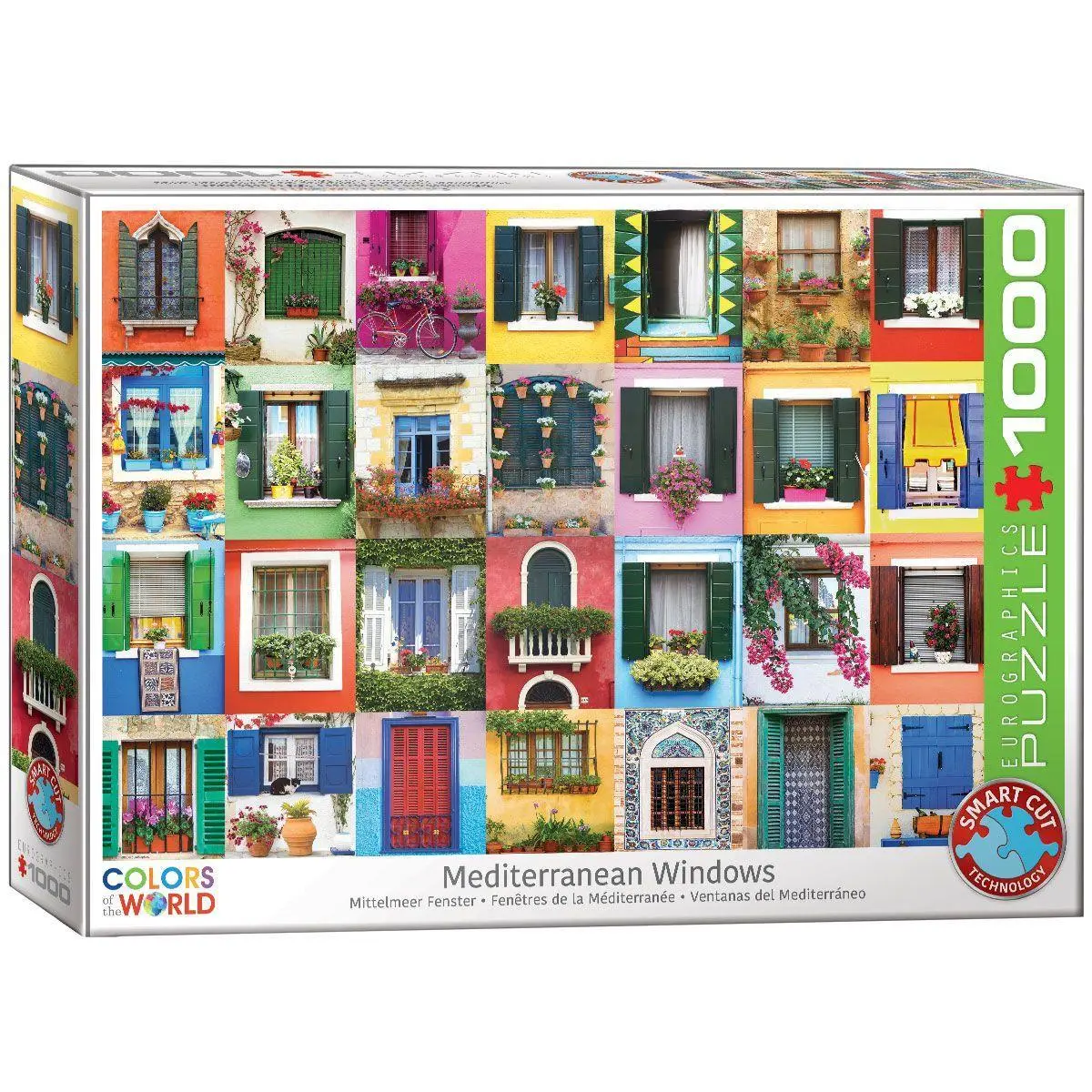 Cover: 628136653503 | Mittelmeerfenster 1000 Teile | Spiel | Brettspiel | 6000-5350 | 2021