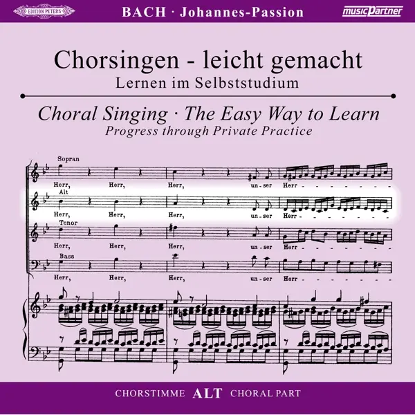 Johannes-Passion BWV 245 Chorstimme Alt 2 Audio-CDs - Johann Sebastian Bach (Hörbuch)