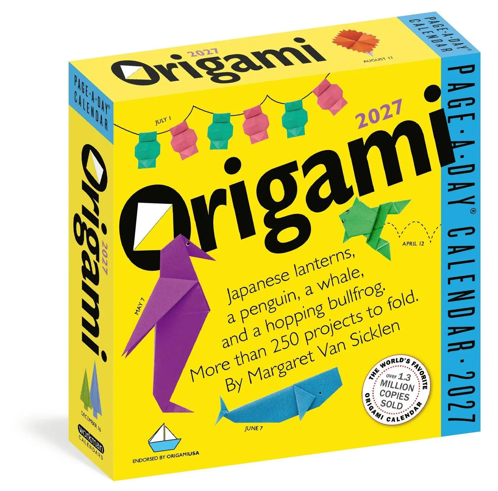 Cover: 9781523533503 | Origami Page-A-Day® Calendar 2027 | More Than 250 Projects to Fold!