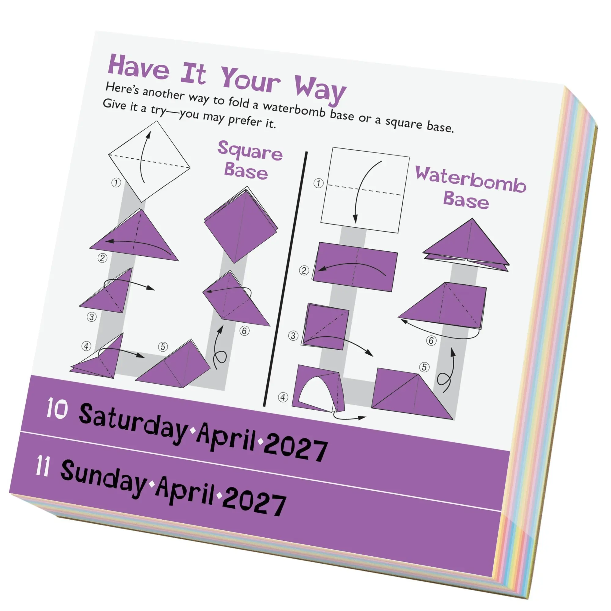 Bild: 9781523533503 | Origami Page-A-Day® Calendar 2027 | More Than 250 Projects to Fold!