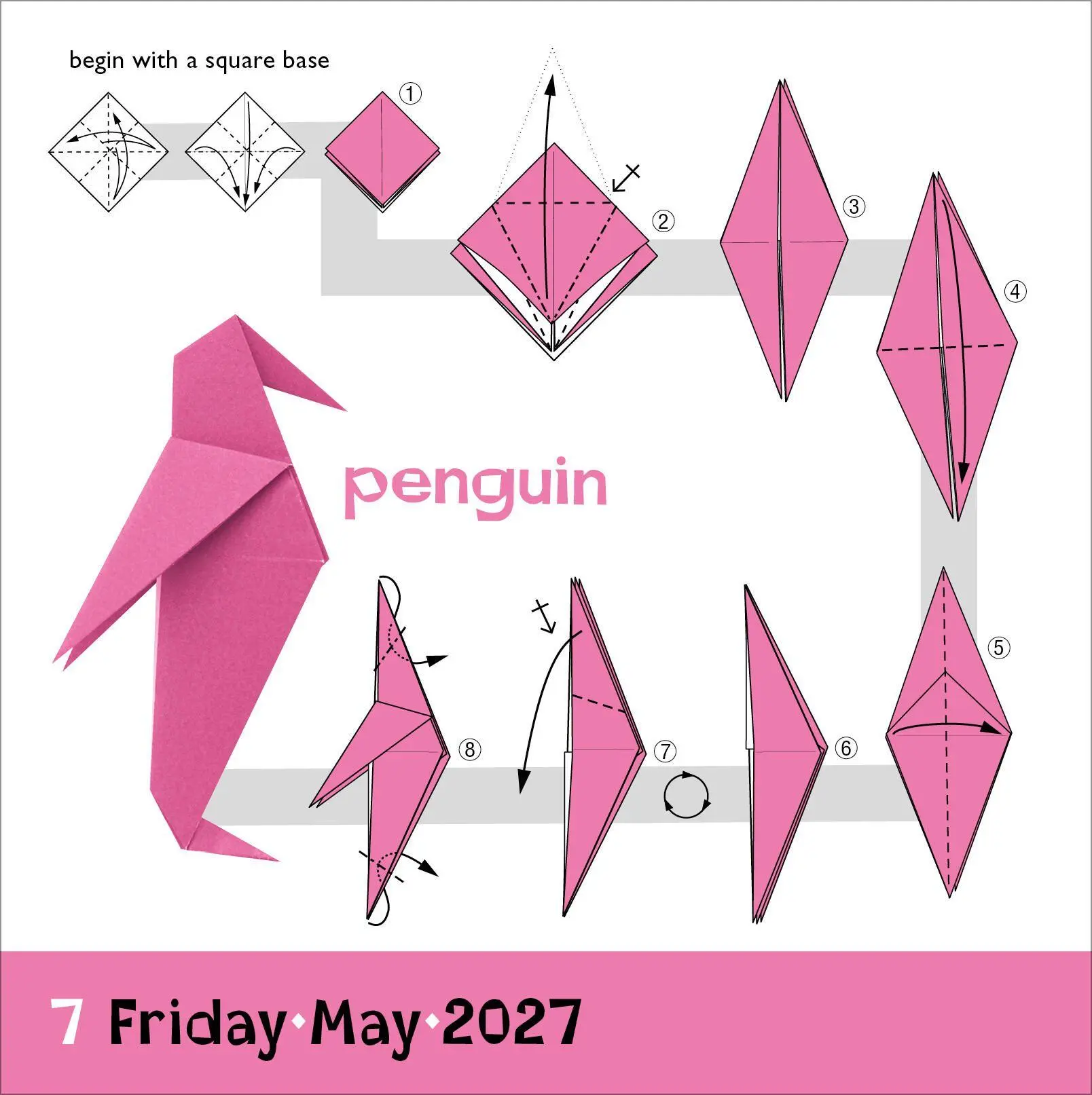 Bild: 9781523533503 | Origami Page-A-Day® Calendar 2027 | More Than 250 Projects to Fold!