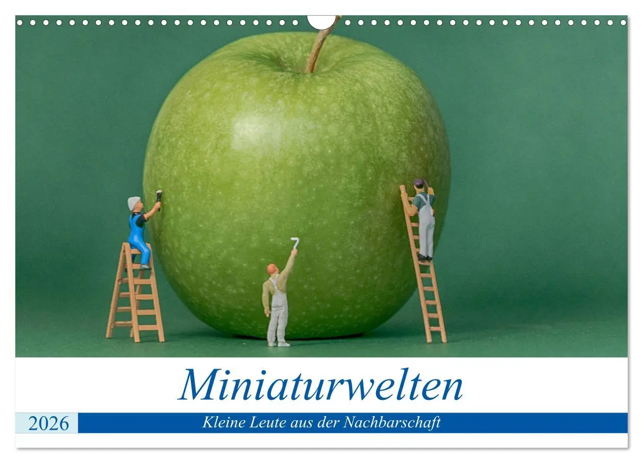 Cover: 9783457863503 | Miniaturwelten - Kleine Leute aus der Nachbarschaft (Wandkalender...