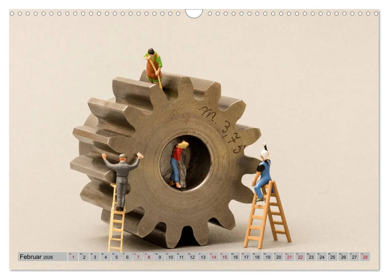 Bild: 9783457863503 | Miniaturwelten - Kleine Leute aus der Nachbarschaft (Wandkalender...