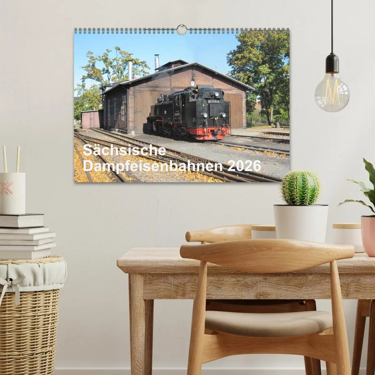 Bild: 9783516023503 | Sächsische Dampfeisenbahnen 2026 (Wandkalender 2026 DIN A3 quer),...