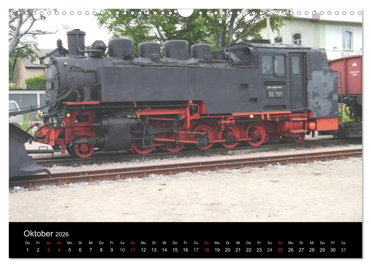 Bild: 9783516023503 | Sächsische Dampfeisenbahnen 2026 (Wandkalender 2026 DIN A3 quer),...