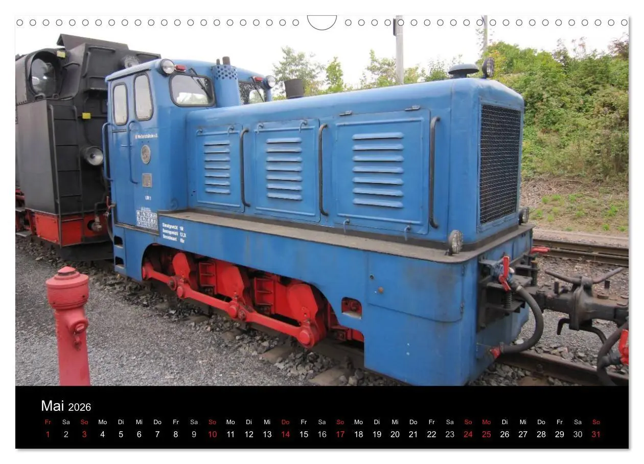 Bild: 9783516023503 | Sächsische Dampfeisenbahnen 2026 (Wandkalender 2026 DIN A3 quer),...